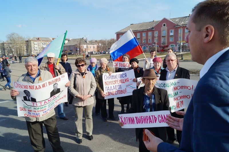 Жители Барабинска потребовали вернуть им выборы